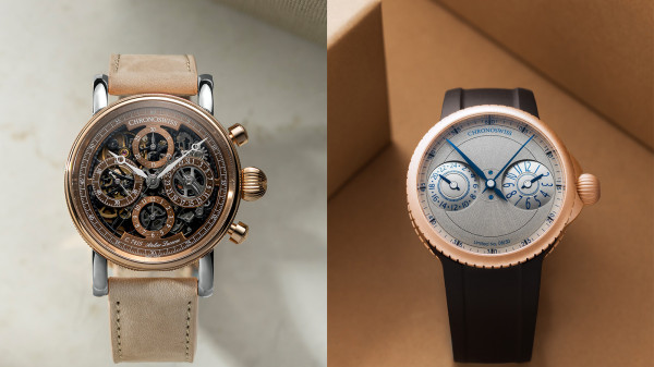 Chronoswiss Launch Opus Dakar Sundown and Pulse GMT Frosted Guilloché Gold