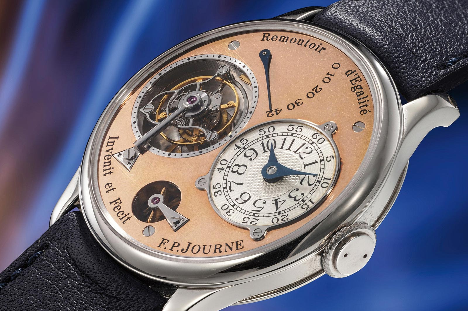F P Journe Tourbillon Souverain Pink Gold Dial