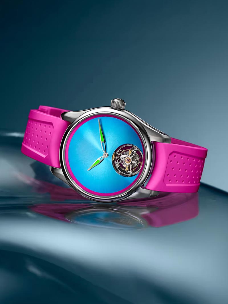 H. Moser & Cie. Pioneer Tourbillon Miami Bucherer Exclusive