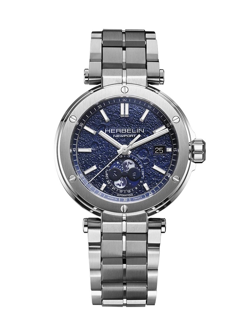 Herbelin Newport Dual-Hemisphere Moonphase