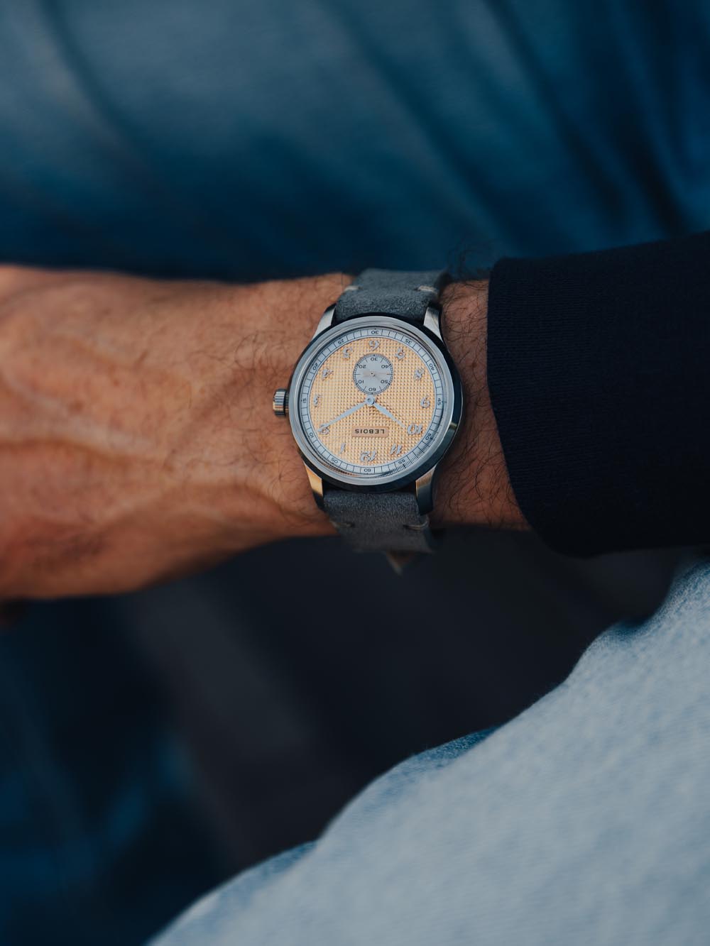 Lebois & Co Heritage Atelier Small Seconds Clous de Paris & Stroopwafel