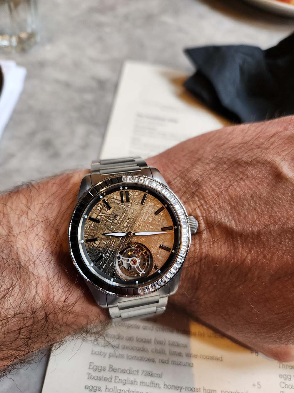 Meteorite Dial Tourbillon Wrist