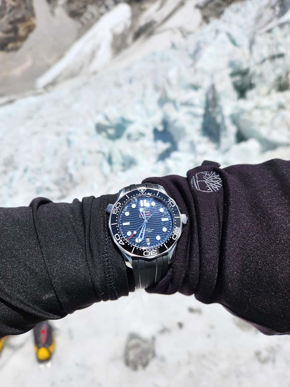 Omega Seamaster 300M Wrist Glacier