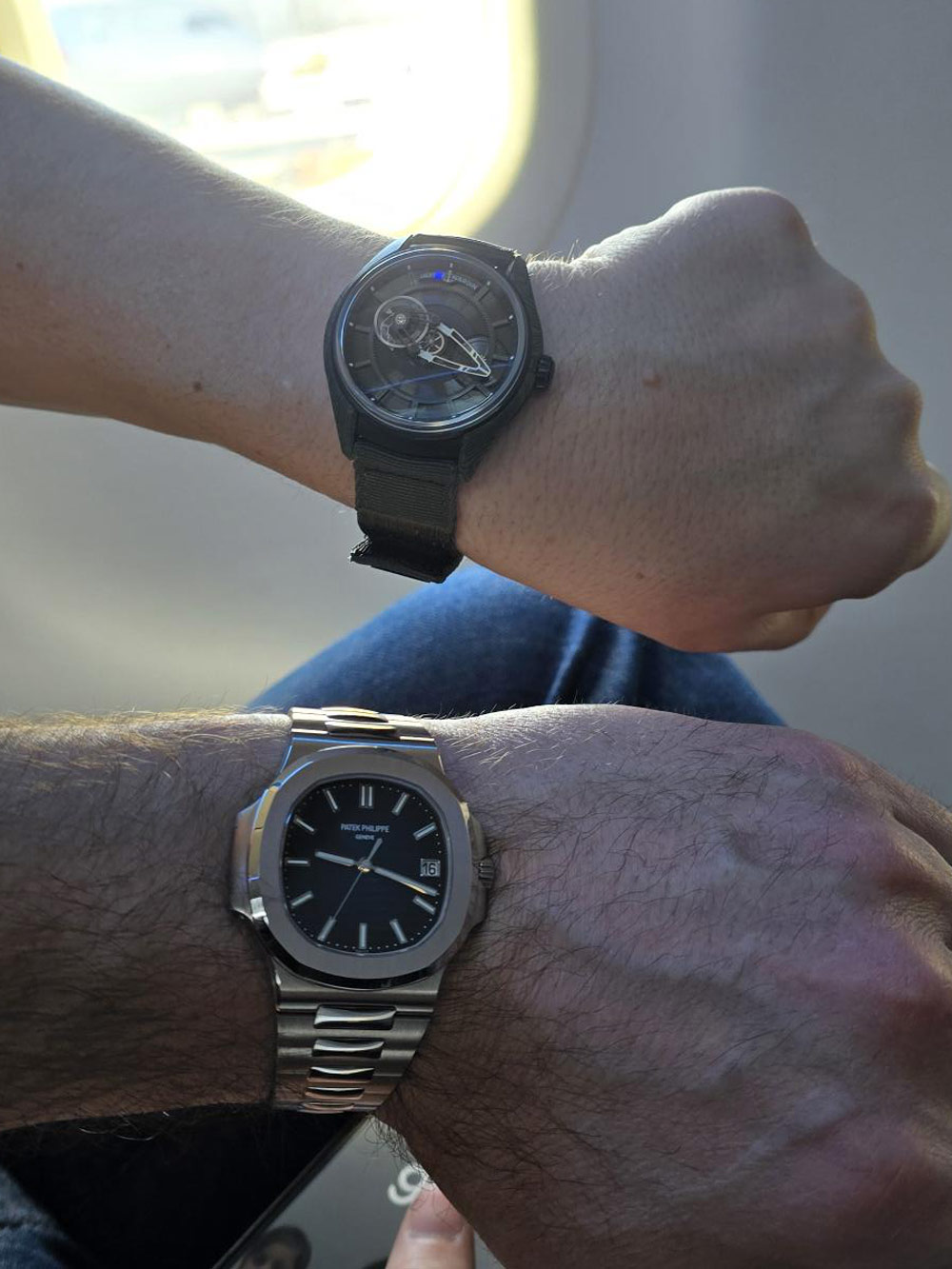 Patek Philippe Nautilus Plane Wrist