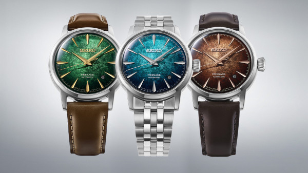 Seiko Launch Presage Cocktail Time Crushed Ice Trio