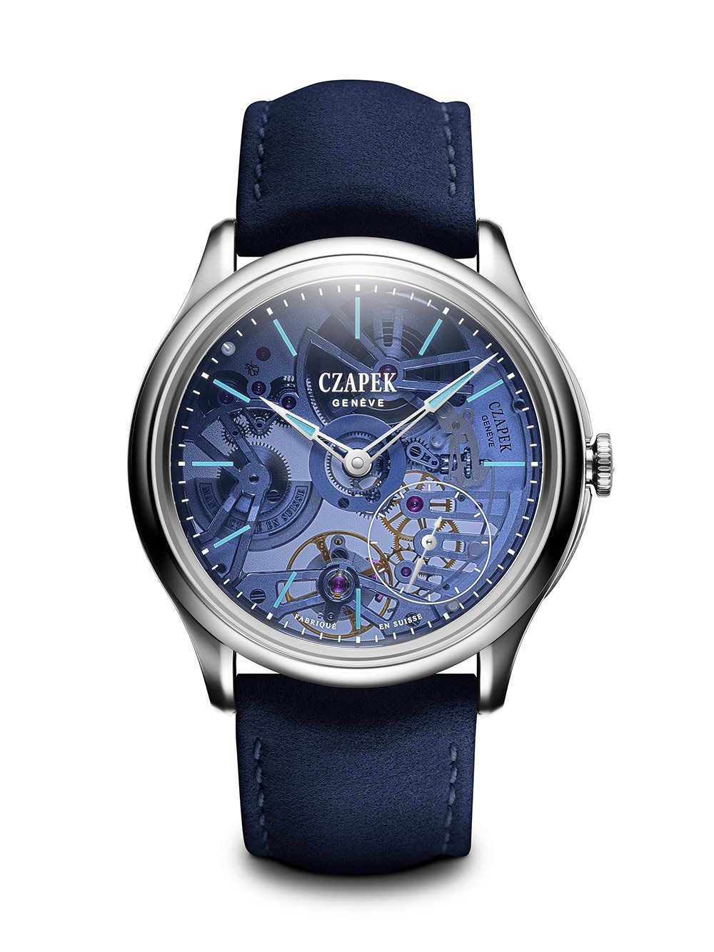Czapek Promenade Transparencies Aqua Blue