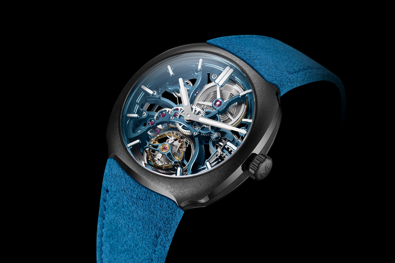 H. Moser & Cie. Streamliner Tourbillon Skeleton Ceramic Alpine Limited Edition