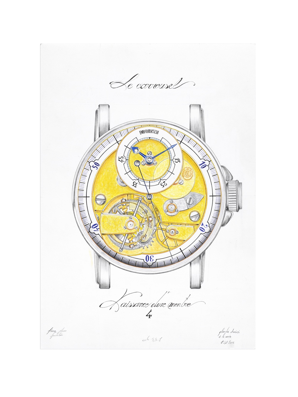 Naissance d’une Montre 4 Sketch 