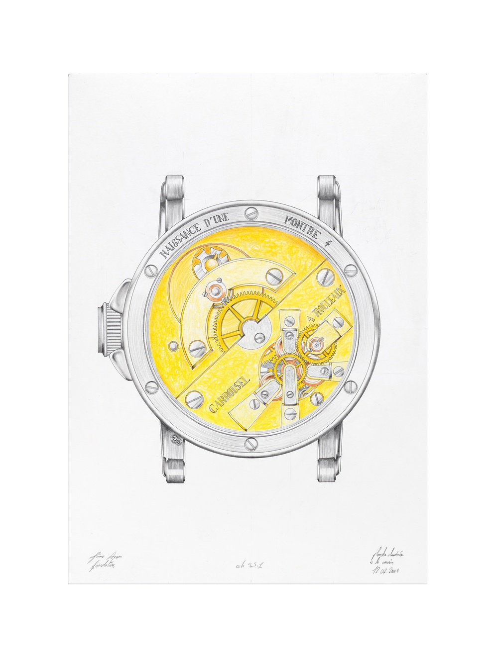 Naissance d’une Montre 4 Sketch 