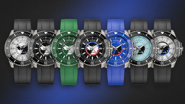 Oceaneva Launches the World’s First 6000m World Timer: The Deep Marine Explorer VI WorldTime
