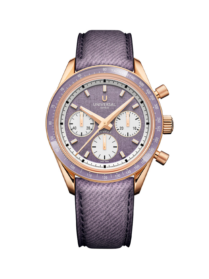 Universal Geneve Compax Capsule Dry Lavender