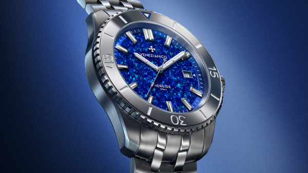 Venezianico Release Nereide Opale Blu with Lab-Grown Blue Opal Dial