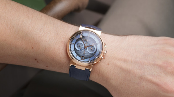Breguet Release Marine Chronographe 5527 Flyback with Bicompax Layout