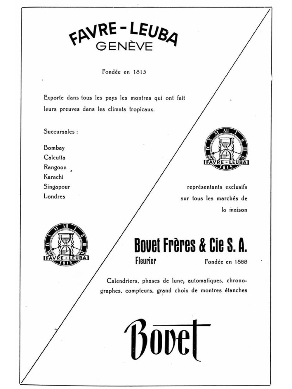 Favre-Leuba Bovet