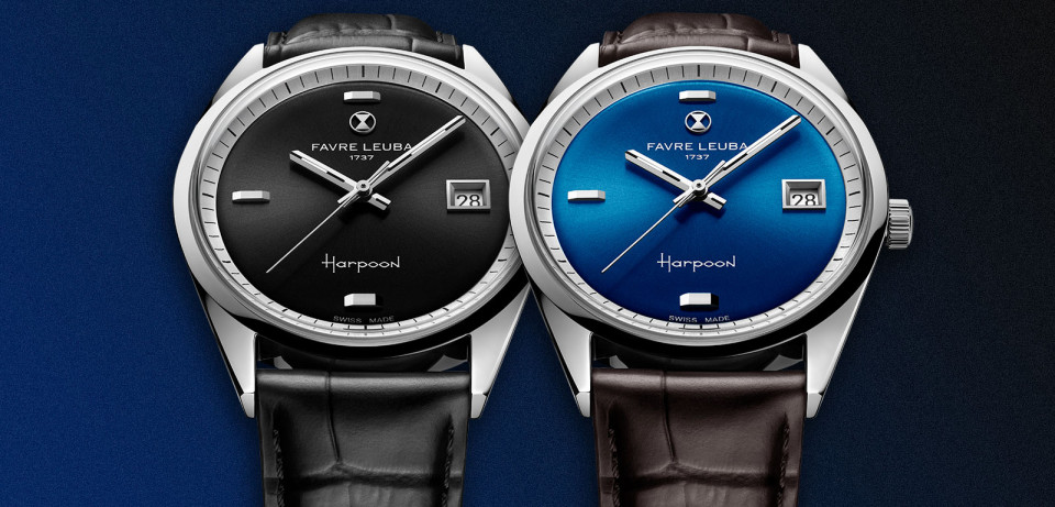 Favre Leuba Expand Harpoon Revival Series in Black and Blue