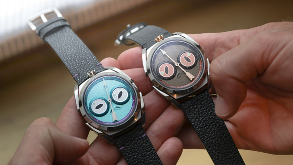 Louis Erard x Konstantin Chaykin Unfrogettable Returns in Turquoise & Brown
