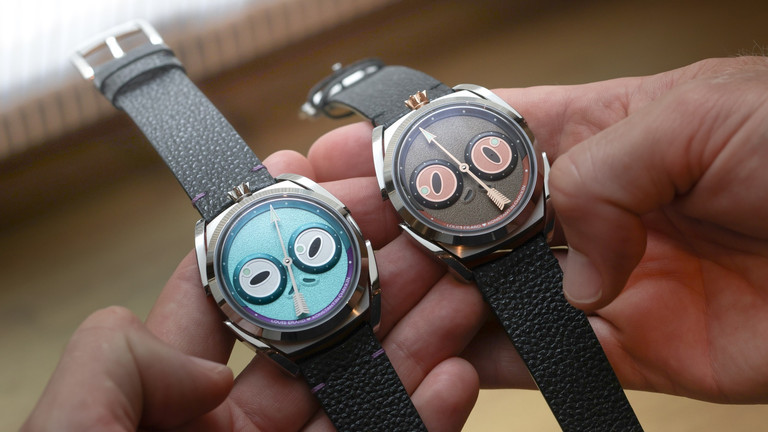 Louis Erard x Konstantin Chaykin Unfrogettable Returns in Turquoise & Brown