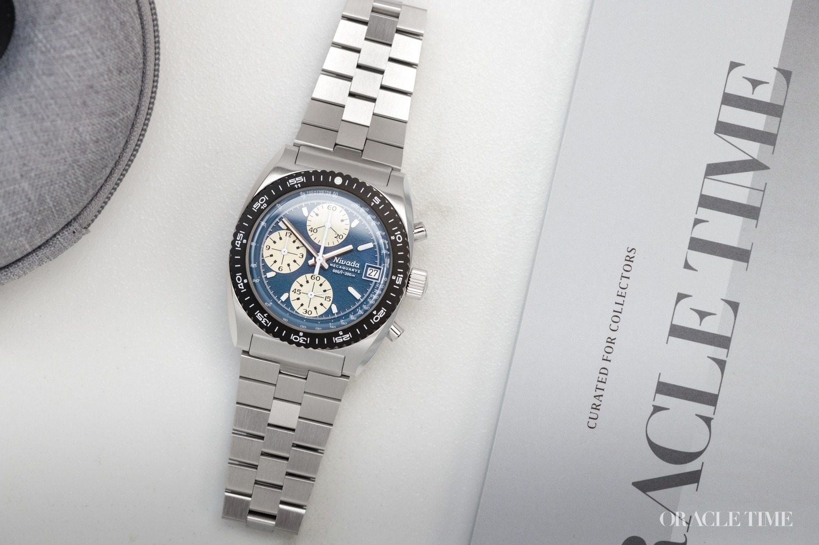 Review of the Nivada Grenchen × WatchGecko Autochron Teal Watch