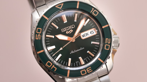Seiko Release 5 Sports SKX SNZH Formal White and Tweed Green Editions