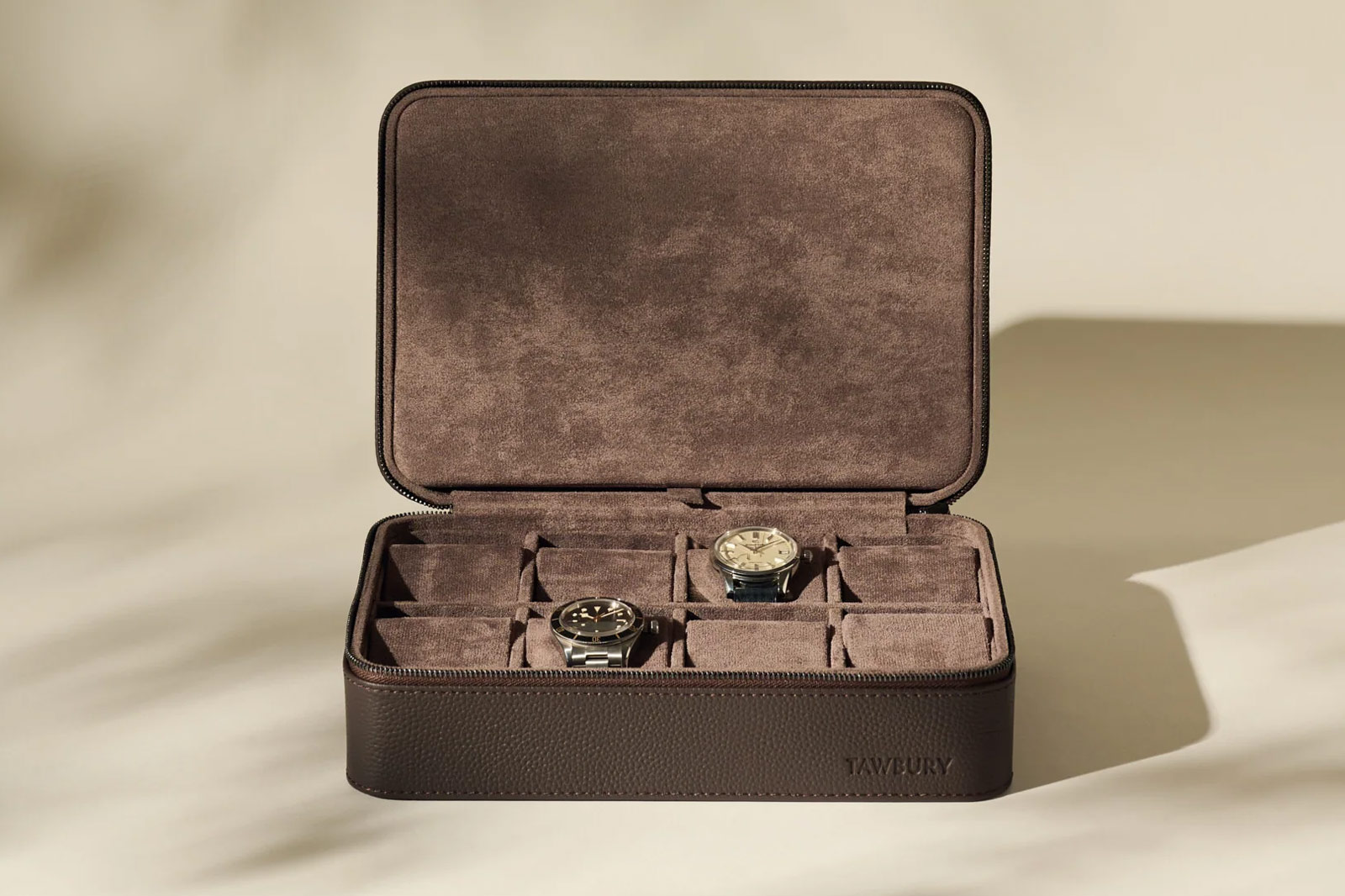 Tawbury Fraser 8 Watch Case Espresso Brown