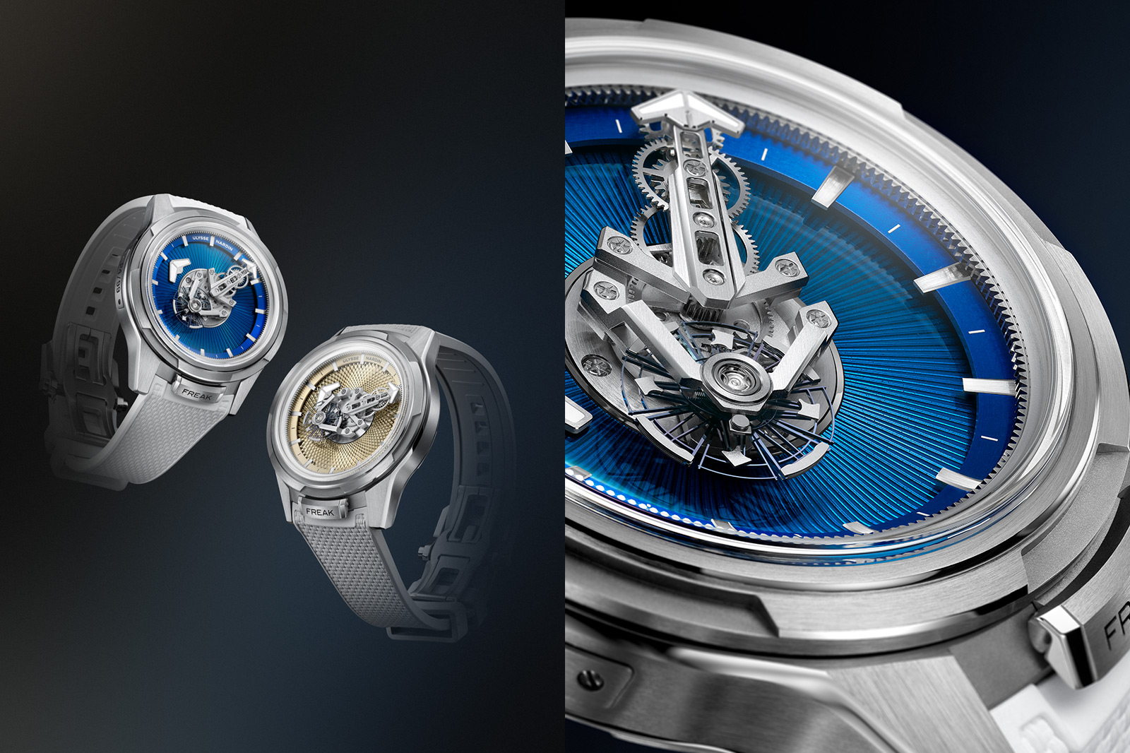 Ulysse Nardin Introduce Freak [One Blue Enamel] and Freak [One Guilloché] for 25th Anniversary