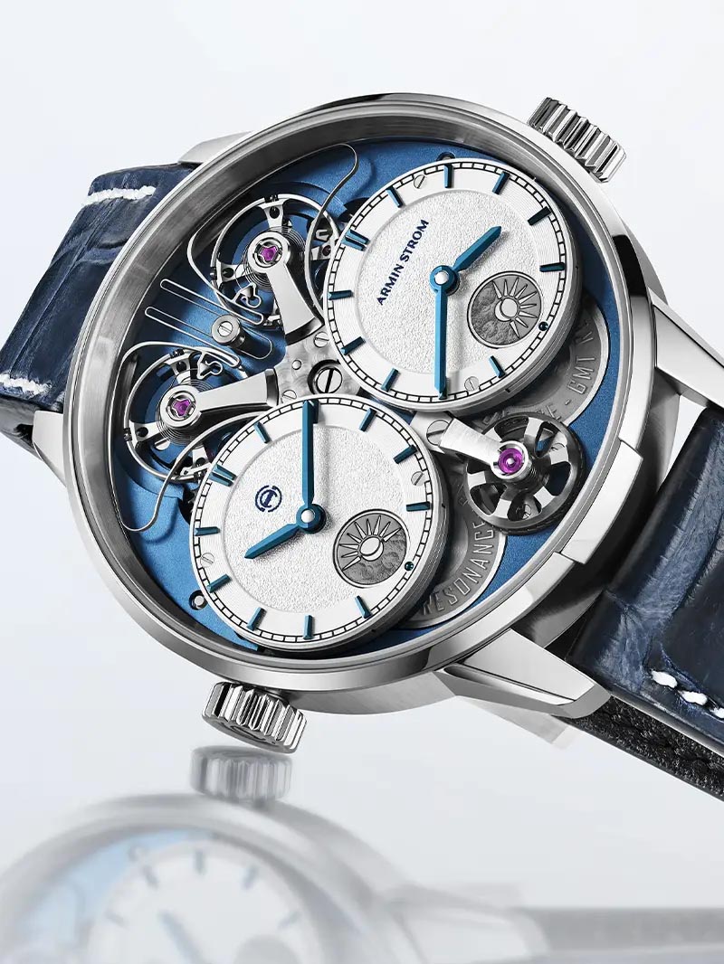 Armin Strom Dual Time GMT Resonance Manufacture Edition Blue