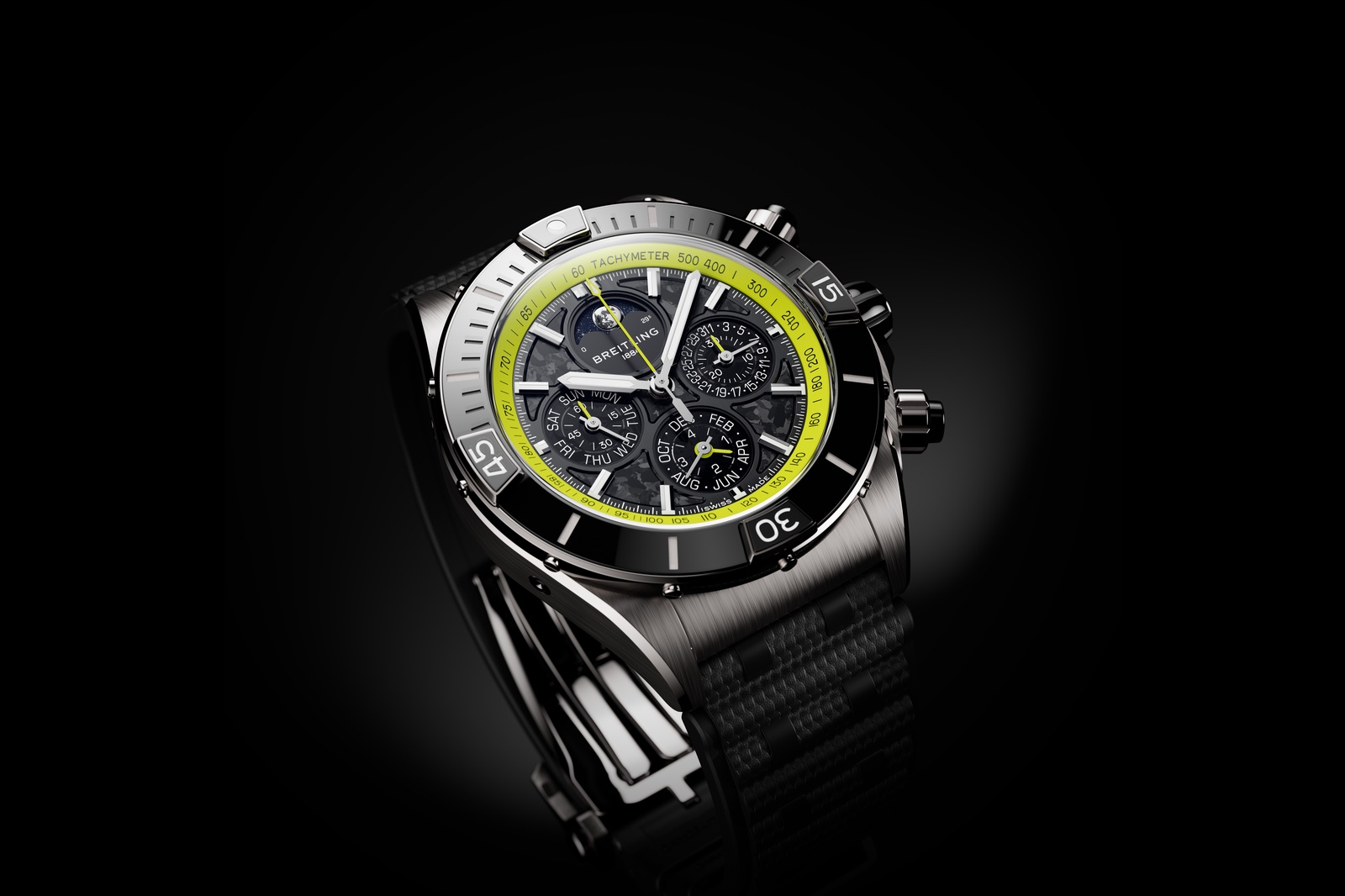 Breitling Super Chronomat B19 44 Perpetual Calendar Chronograph Aston Martin Valhalla