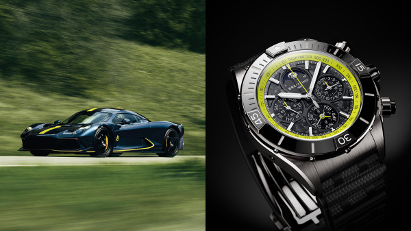 Breitling Introduce Aston Martin Valhalla Super Chronomat Duo for Hyper Car Owners