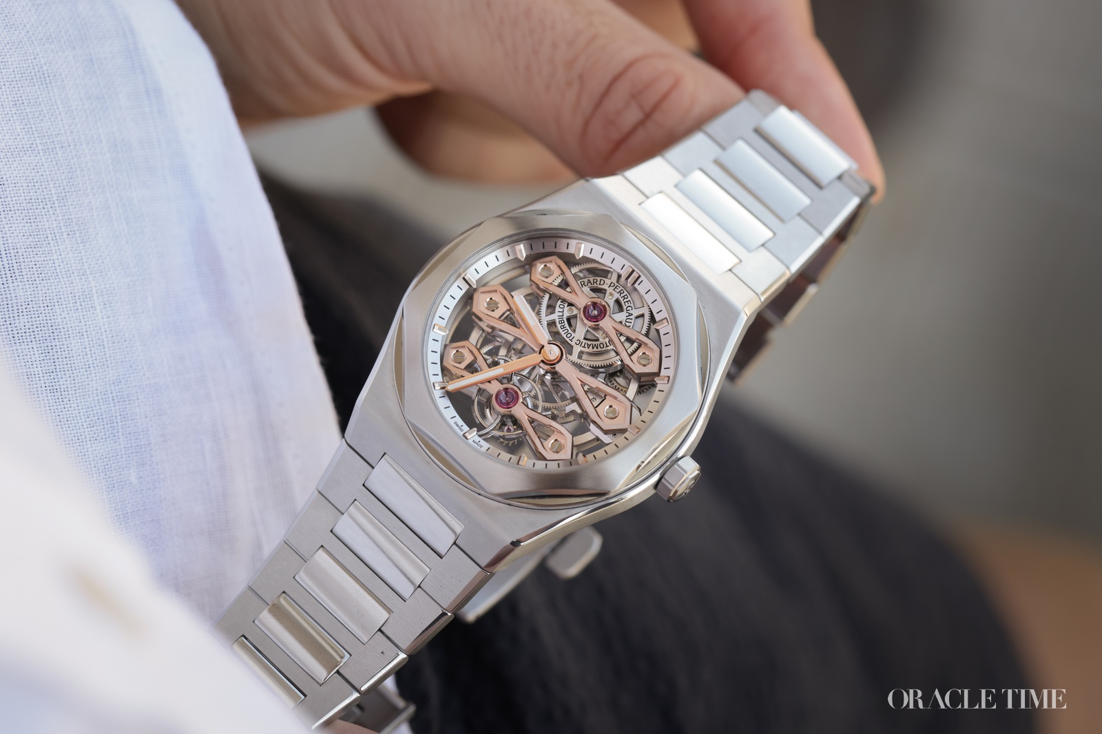 Girard-Perregaux Laureato Fifty Three Gold Bridges