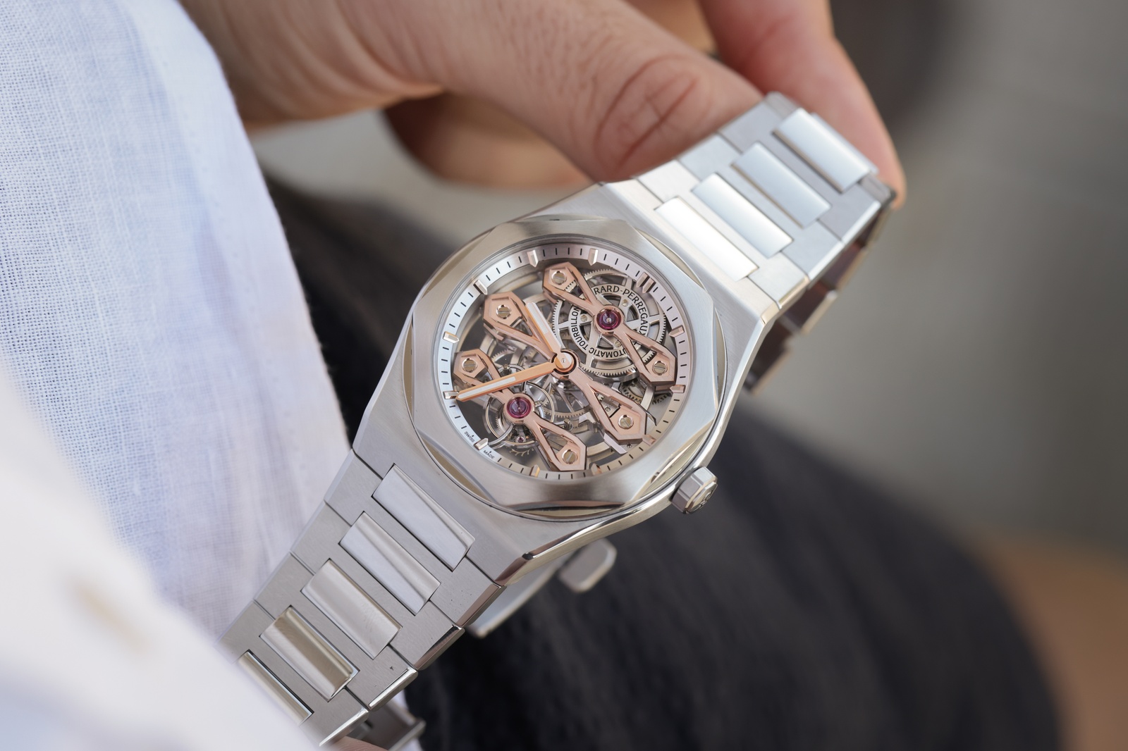 Girard-Perregaux Launch Laureato Fifty Three Gold Bridges
