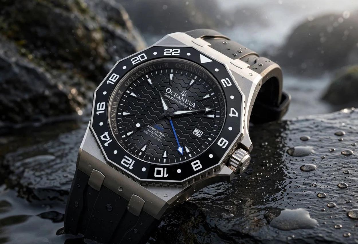 Oceaneva Dodeca-Trench 6000m Grade 5 Titanium