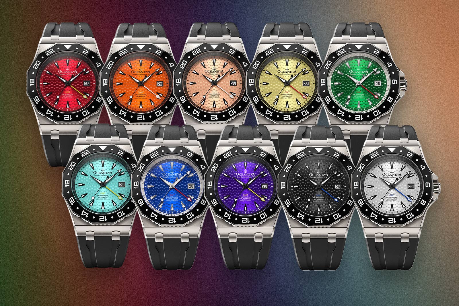 Oceaneva Dodeca-Trench 6000m GMT: Grade 5 Titanium Tool Watch