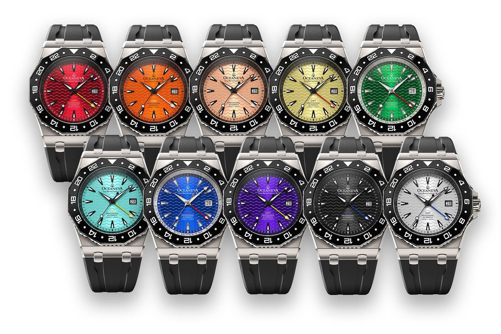 Oceaneva Dodeca-Trench 6000m Grade 5 Titanium