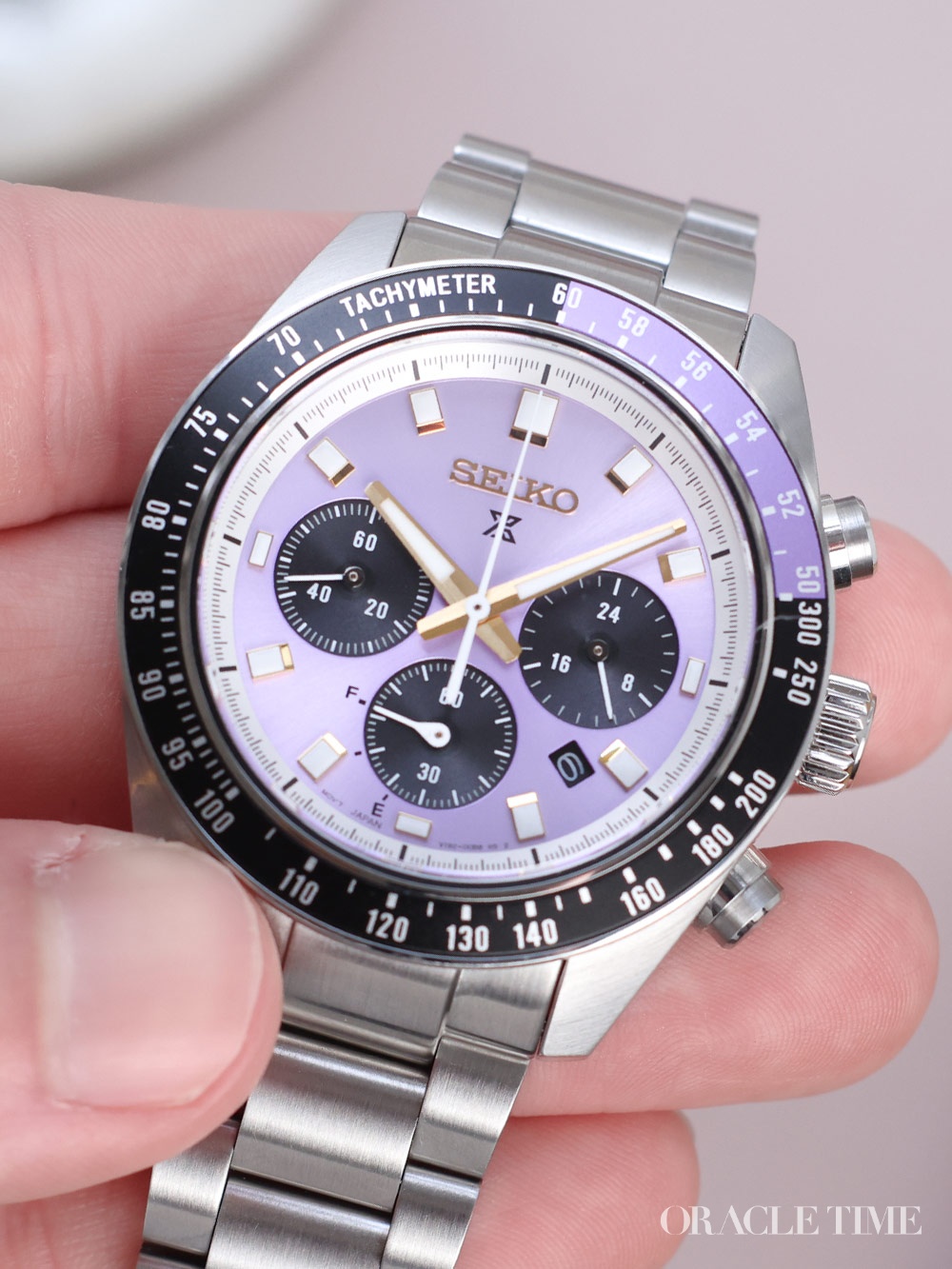 Seiko Prospex Speedtimer Solar Chronograph Edo Purple